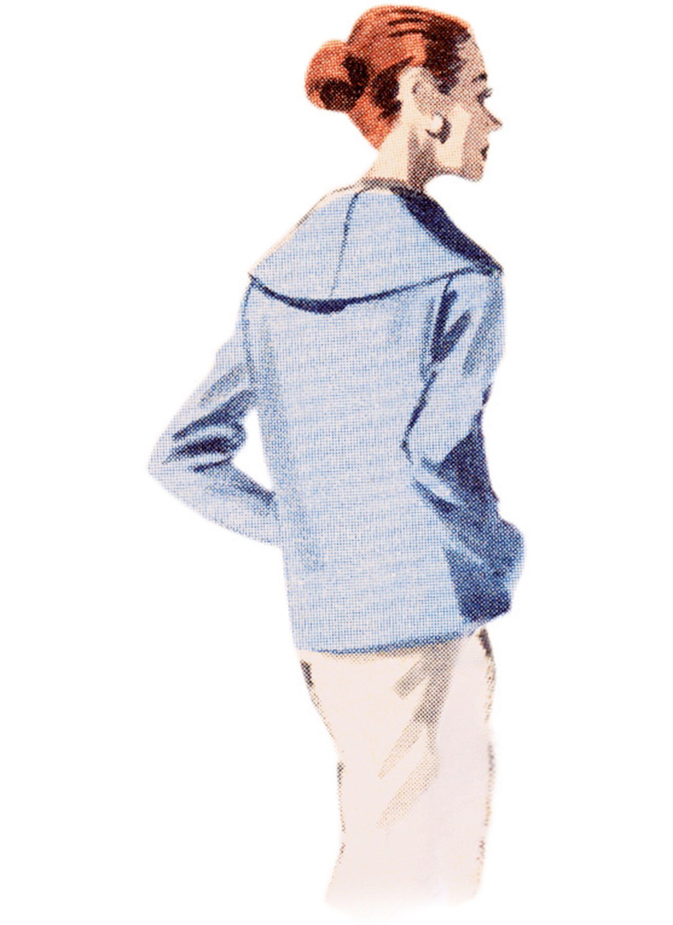 ハンドメイドv B6957 Sewing Pattern Retro 1950s Vintage Misses' Coats Sizes
