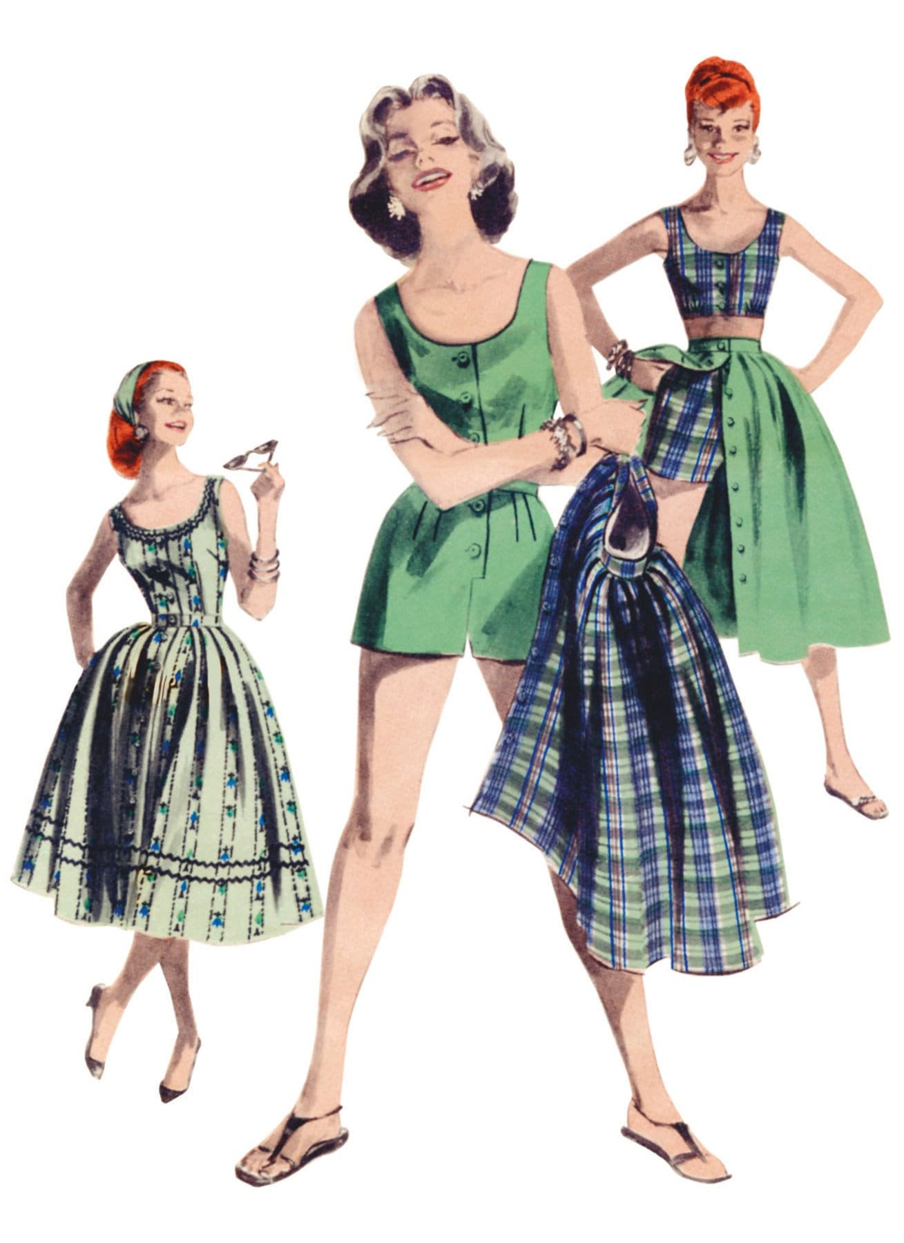 50s style skirts and blouses cheap
