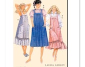 M8318 Sewing Pattern Vintage 1980s Design Laura Ashley Dress Blouses Sizes 6-22 Repro 32795027038 32795027045