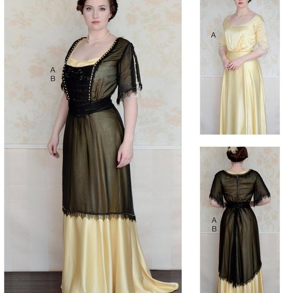 M7941 Sewing Pattern  Misses' Victorian Edwardian  Costume Dress Sizes 6-14 or 14-22 McCall's 7941 23795003841 23795003858 Angela Clayton