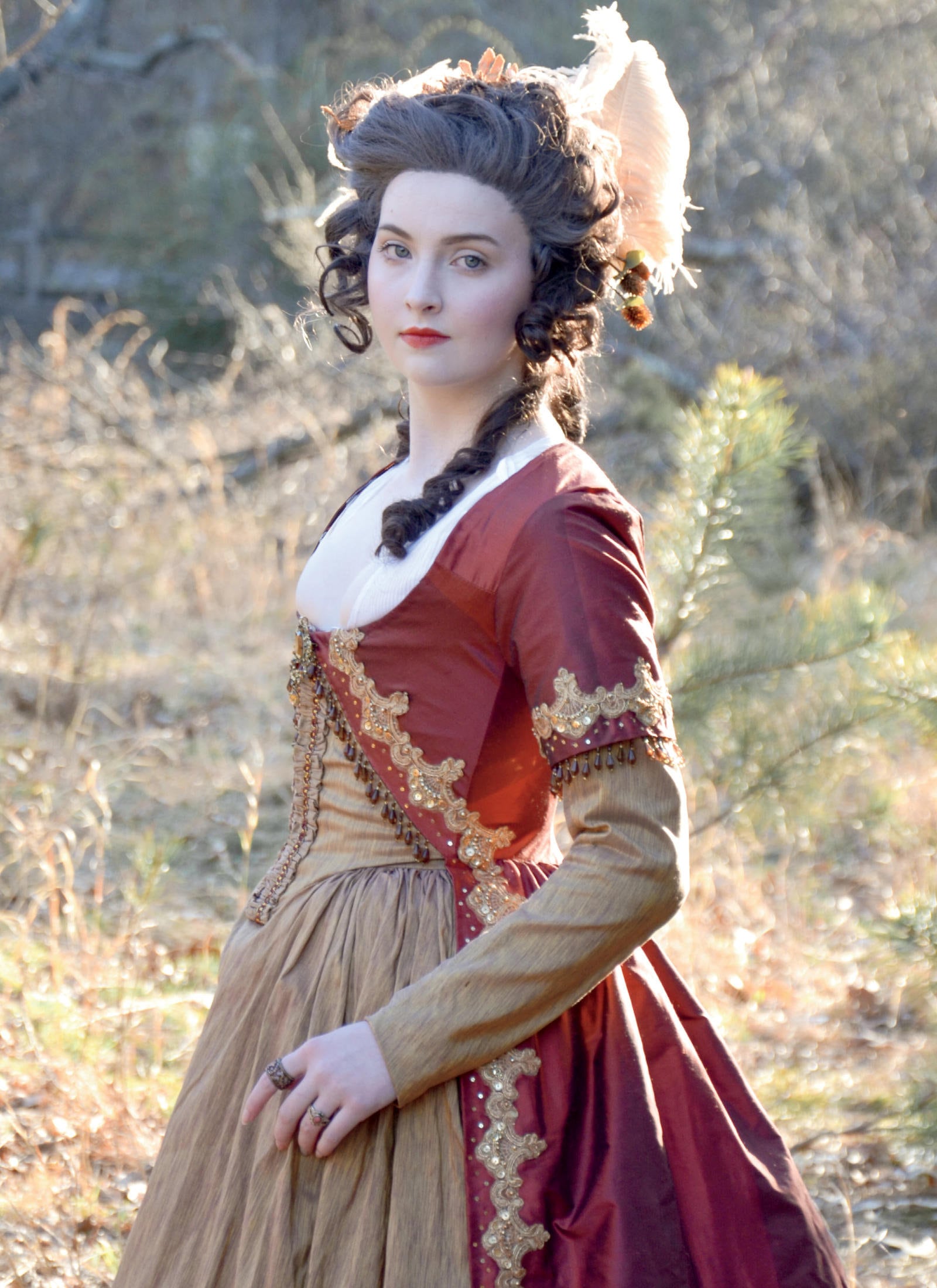 M7826 Sewing Pattern Misses' Costume Rococo Dress Historical