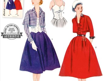 V1979 Pattern V1979 Vogue 1977 Sewing Pattern Vintage 1950's Design 1957 EASY Slim ...