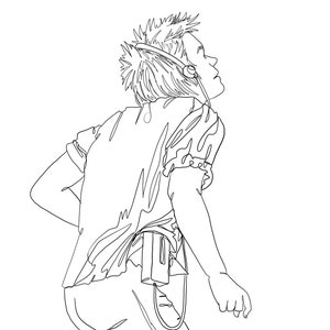Footloose Line Art