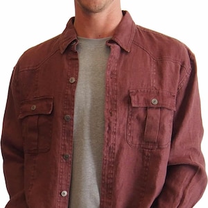 Dash Hemp Western-Style Yolked Zayante Button-Down Shirt