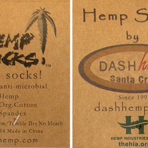 Dash Hemp Leaf Hiker Socks image 3