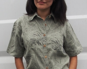 Dash Hemp Santa Cruz Cruzette Banana Leaf Print  Camp. Coolest Tropical Print Ever