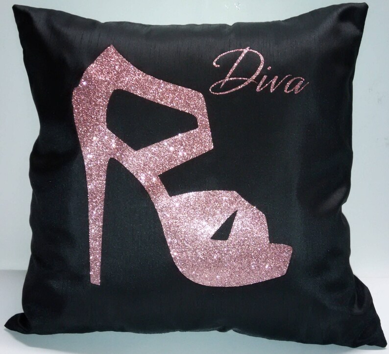 Designer Shoe Pillow Shoe Pillow diva Pillow Shoe Diva Etsy