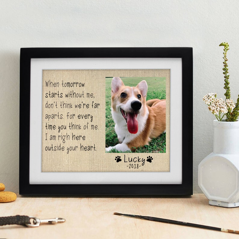 Pet Sympathy Gift Dog Loss Gift Dog Memorial Wall Print Etsy