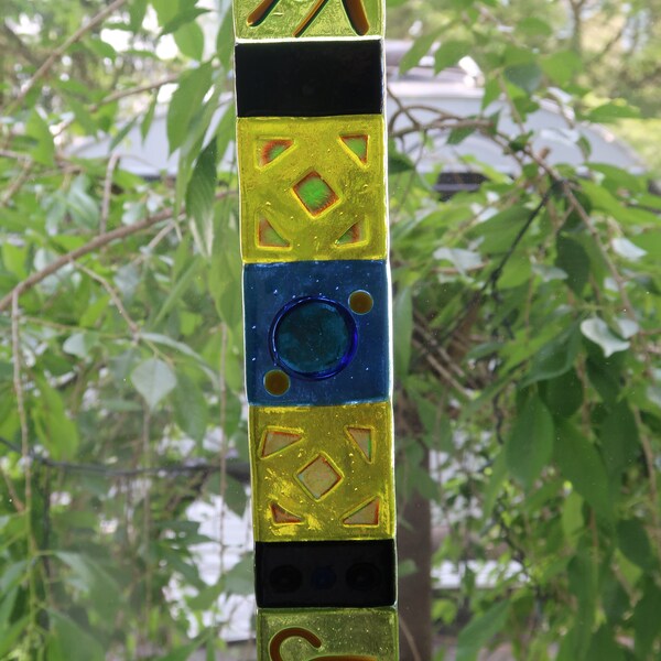 Fused Glass Tiles - Etsy