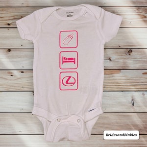 Eat Sleep Cars/Eat Sleep Lexus/Baby Car Outfit/Funny Baby Outfit/Baby Shower Gift/Car Dad Gift/Drifting/Car Enthusiast