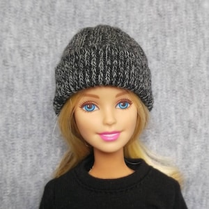 Handmade Doll Gray Beanies Hat Cap Doll Clothes For 11.5&quot; Dolls