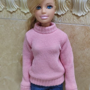 Handmade Doll Pink Sweater Doll Clothes For 11.5" Dolls(custom order)