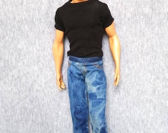 Handmade Doll Jeans Pants Doll Clothes For 12" Dolls(the tshirt is not included)