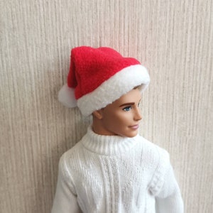 Handmade Doll Christmas hat Cap Doll Clothes For 12&quot; Dolls