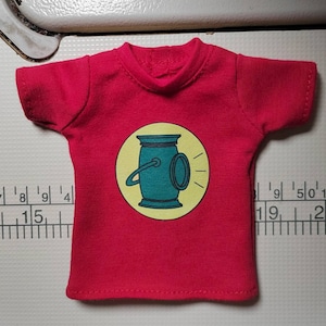 Ropa para muñecas hecha a mano, camiseta roja para muñecas de 30 cm (PEDIDO PERSONALIZADO)