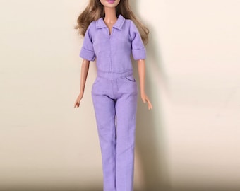 Handmade Doll Purple Coveralls Doll Clothes For 11.5" Dolls(custom order)