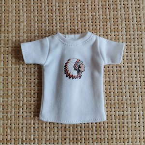 Handmade Doll Clothes White T-shirt For 12&quot; Dolls