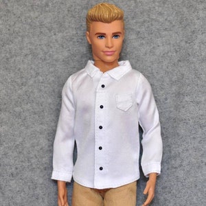 Handmade Doll White Shirt Doll Clothes For 12&quot; Dolls