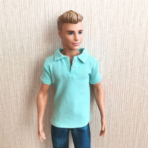 Handmade Doll Light Green Polo shirt Doll Clothes For 12" Dolls(customer order)