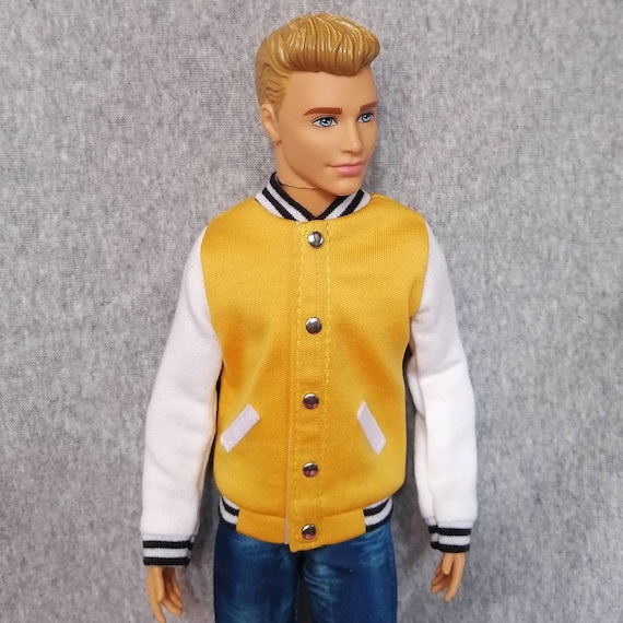 Handmade doll Baseball Jacket clothes for 12/" ken dolls