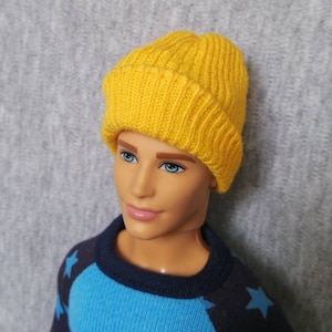 Handmade Doll Blue Beanies Hat Cap Doll Clothes For 12&quot; Dolls