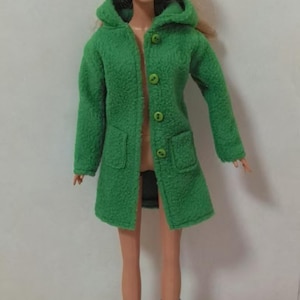 Handmade Doll Green Overcoat Doll Clothes For 11.5&quot; Dolls