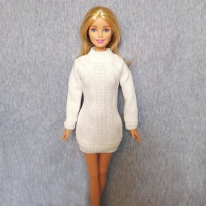 Handmade Doll Sweater Dress Coat Doll Clothes For 11.5" Dolls