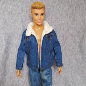 Handmade Doll Jeans Jacket Doll Clothes For 12&quot; Dolls