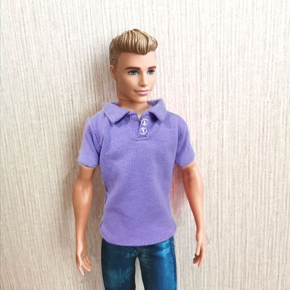Handmade Doll Purple Polo shirt Doll Clothes For 12" Dolls(customer order)