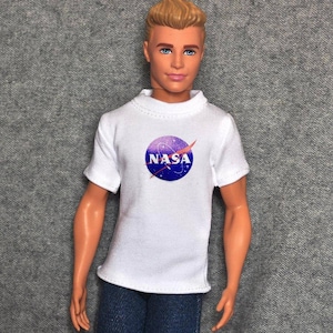 Handmade Doll Clothes White T-shirt For 12&quot; Dolls