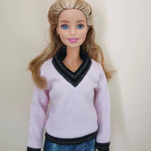 Handmade Doll Light Pink Doll Sweater Doll Clothes For 11.5" Dolls(custom order)