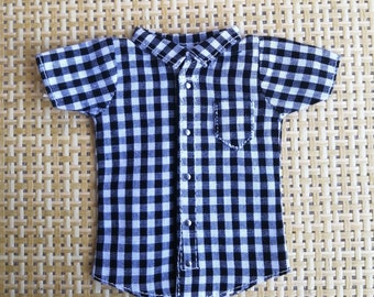 Handmade Doll Black White Shirt Doll Clothes For 12" Dolls