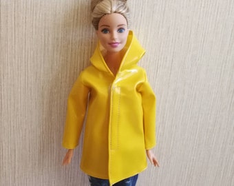 Handmade Doll Yellow Raincoat Jacket Doll Clothes For 11.5" Dolls(custom order)