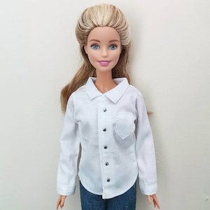 Handmade Doll White Shirt Doll Clothes For 11.5&quot; Dolls
