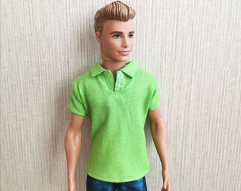 Handmade Doll Green Polo shirt Doll Clothes For 12" Dolls(customer order)