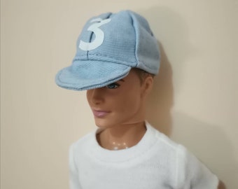 Handmade Doll Light Blue Cap Hat For 12" Dolls(custom order)