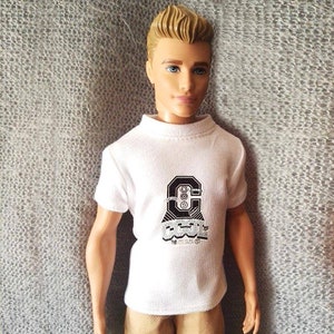 Handmade Doll Clothes White T-shirt For 12&quot; Dolls