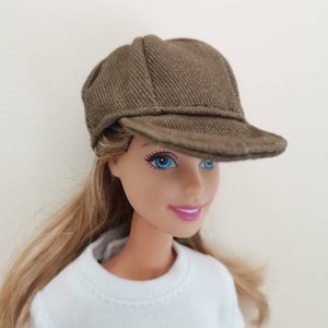 Handmade Doll Army Green Hat For 11.5" or 12" Dolls