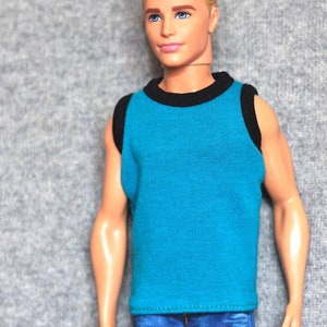 Handmade Doll Clothes Green T-shirt For 12&quot; Dolls