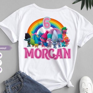 Trolls Birthday Shirt, Trolls Shirt, Trolls Printable Birthday, Trolls ...