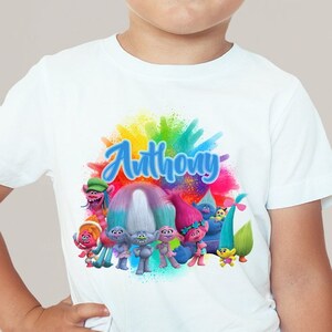 Etsy trolls birthday shirt hotsell