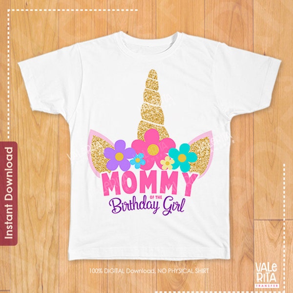 unicorn party, unicorn shirt, unicorn mommy shirt, mom shirt, unicorn t shirt, iron on transfer, unicorn birthday