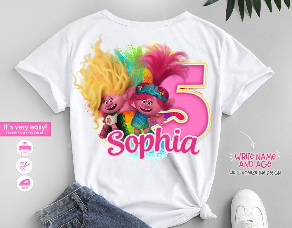 Trolls Poppy Shirt Etsy
