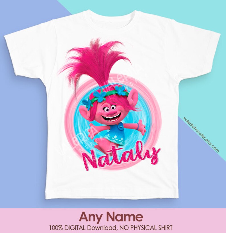 Trolls Birthday Shirt Trolls Custom Shirt Personalized - Etsy