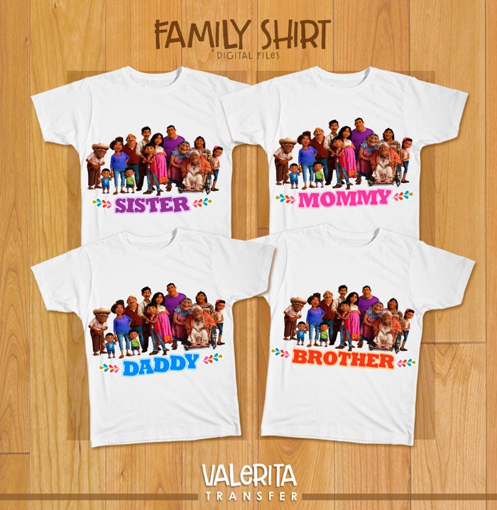 4 Coco Disney Birthday Shirt Family 