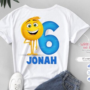Camisa emoji para ninos Etsy Espana