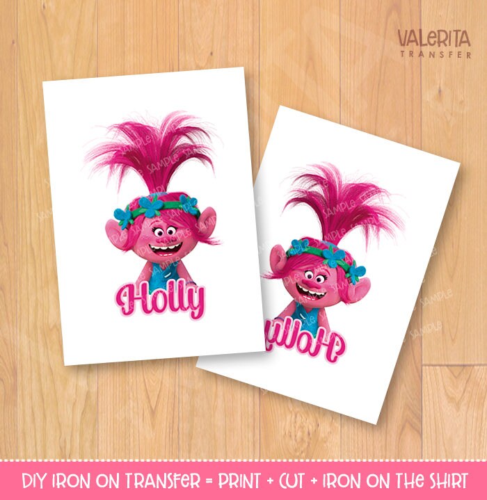 Trolls Iron on Transfer Trolls Printable Trolls Birthday Etsy