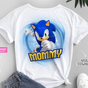 Camiseta sonic Etsy Mexico
