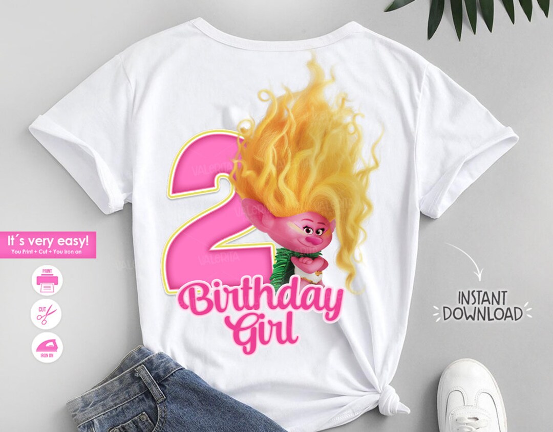 Trolls Band Together Movie Shirt , Trolls Viva Birthday PNG, Trolls