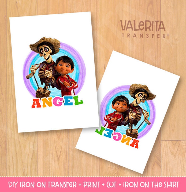 Shirt Birthday Disney Coco Coco Iron On Coco Movie Printable - Etsy